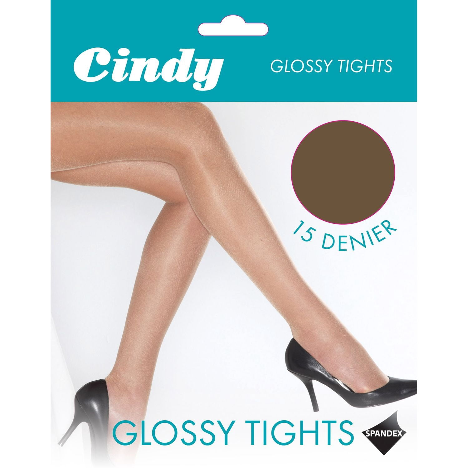 Cindy Womens 15 Denier Glossy Tights (1 Pair)