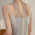 thumbnail image 4 of Besolor Women's Silk Satin Camisole V Neck Spaghetti Strap Cami Tops Summer Basic Blouse Plus Size, 4 of 4