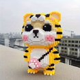 thumbnail image 3 of 3700pcs Cute Tiger Building Block Model Kit, DIY Tiger Sports Activity Toy Set, Perfect Christmas/Thanksgiving/Easter Gift for Ages 14+, 3 of 5