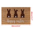 thumbnail image 3 of Agiferg Paillasson de Pâques Œufs de Pâques Rabbit Tapis d'Entrée Antidérapant Intérieur Extérieur pour Maison Patio Décoration Maison, 3 of 7