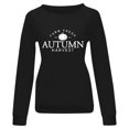 thumbnail image 4 of Hauts pour Femmes Habillés Décontractés Mode 2023 Imprimé Manches Longues Amples Col Rond Chandails à Capuchon Blouse Costumes d'Halloween pour Femmes en Solde, 4 of 5
