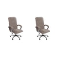 thumbnail image 2 of Transemion 1/2/3 3x Experience Unmatched Comfort And Elegance Chair Covers Wide Application brownness L 2PCS, 2 of 6