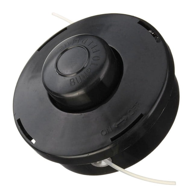 LEFU Replacement Trimmer Head,Petrol Trimmer Replacement Head, Trimmer Head Trimmer Bump Feed Line Spool Brush Cutter String Trimmer Head, Black