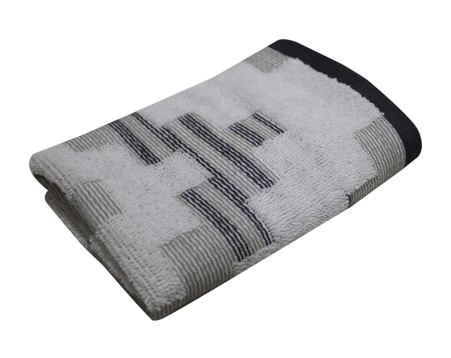 Hometrends Fashion Washcloth, Grey, 1 Piece