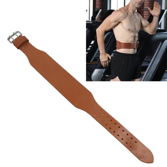 Ceinture d'Haltérophilie à Double Ardillon, Ceinture d'Haltérophilie Résistante à l'Usure, Ajustement Serré, Multi-Trous, Ajustement Sans Perçage pour Squats m,L,TG