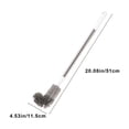 thumbnail image 3 of EGNMCR Toilet Brush Plastic Bristles Bathroom Cleaning Bowl Brush Kit Modern And Compact Toilet Cleaner Brush Long Handle Bristles For Bathroom Long Handle Brush, 3 of 7