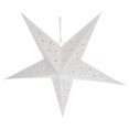 thumbnail image 1 of White Paper Chandelier Shade for Lamp Use Star Shaped Pendant Cover 7.8 Inches, 1 of 8