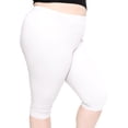 thumbnail image 1 of Stretch Is Comfort Women's Plus Size Knee Length Leggings| Adult X-Large - 7x, 1 of 5