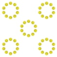 thumbnail image 2 of Baohd EVA Foam Golf Swing Exercises Practice Training Balls Golfing Skills Yellow 42mm 5Set, 2 of 6