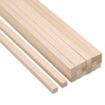 thumbnail image 1 of Unique Bargains 3/8 Inch Dowel Rods Wood Sticks 12 Inch Long Square Wooden Dowels 20 Pcs, 1 of 6
