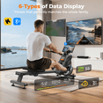 thumbnail image 2 of Yosuda Magnetic Rowing Machine 350 lbs Weight Capacity - Foldable Rower for Home Use with Bluetooth, App Supported, Tablet Holder and Comfortable Seat Cushion, Easy Vertical Storage, 2 of 8