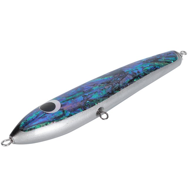 Ccdes Sea Fishing Bait Abalone Shell Wooden Fish Lure Underwater Fishing Tool For Tuna