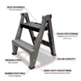 thumbnail image 2 of Performance Tool Utility Ladder W85040 Multi-Purpose; Folding Step Style; 24-1/2 Inch Height; 2 Steps; 300 Pounds; 14-1/2 Inch Width; Heavy Duty Polystyrene, 2 of 9