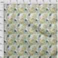 thumbnail image 4 of oneOone Cotton Poplin Twill Lime Green Fabric Florals Craft Projects Decor Fabric Printed By The Yard 56 Inch Wide, 4 of 4