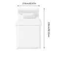 thumbnail image 3 of Ohufall Drap Grand Jetable Épaissi Drap de Lit Format Double Portable pour Hôtel Voyage, 3 of 7