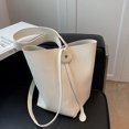 thumbnail image 4 of LinYooLi Female Large Capacity Tote Bag Soft Leather Shopping Bag Luxury Classic Design Handbags Ladys Simple Trendy Shoulder Bag, 4 of 6