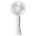 thumbnail image 2 of Decodeary Portable Fan Handheld Mini Desktop 3 Speed Cooler Office Dorm Travel White 1Set, 2 of 6