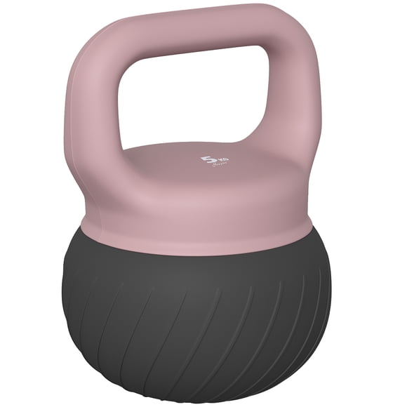 Soozier Soft Kettlebell, 11lb Kettle Bell with Anti-Slip Grip for Home Gym
