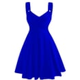 thumbnail image 1 of Robe d'Été pour Femmes 2024 Mode Grande Taille Couleur Unie Robe à Bretelles Sans Manches Col en V Robe Aguichant Rabais de 50 % Liquidation!, 1 of 2