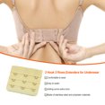 thumbnail image 3 of fastboy Extension Strap Bra Extender Buckle 3 Hook Women Accessories Practical Elastic Multicolor Clips Tight 3 Rows Underwear light yellow, 3 of 6