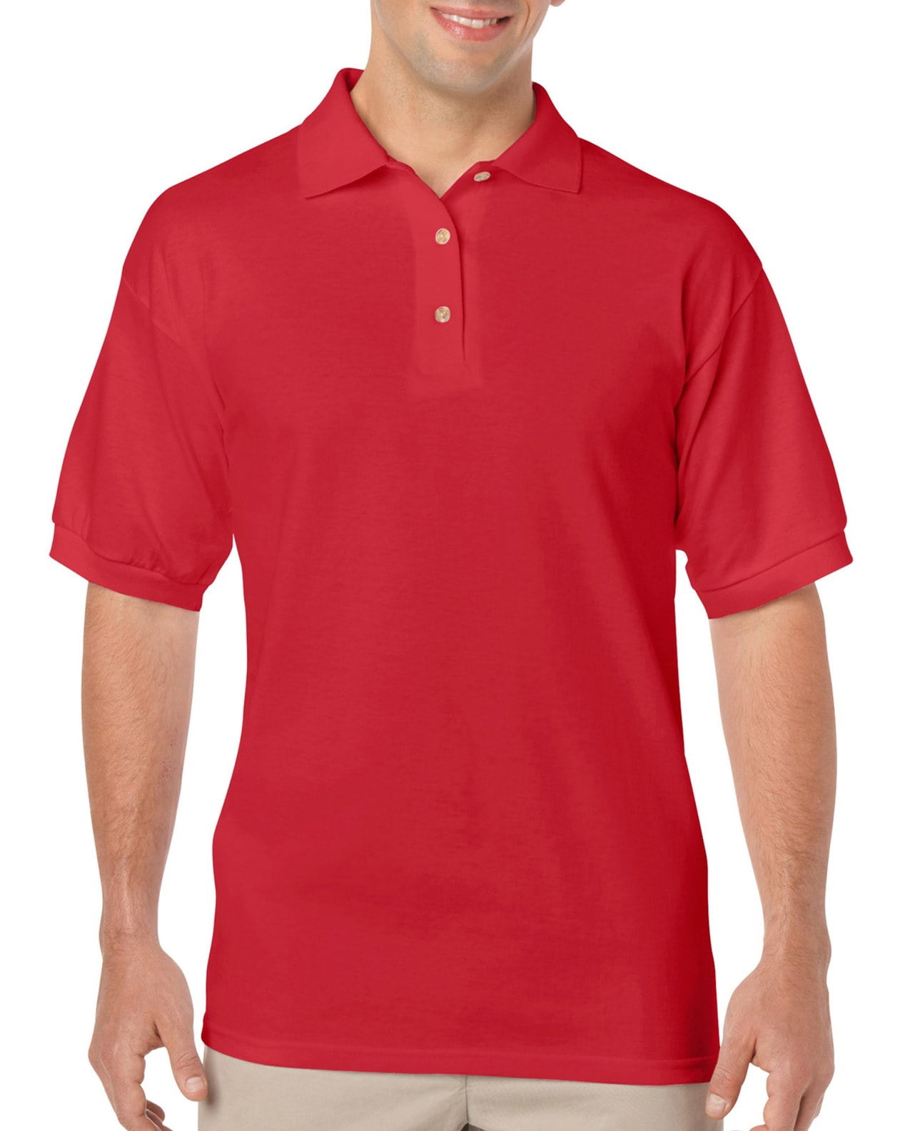 Gildan T-Shirt de Sport en Jersey DryBlend pour Hommes, G, Rouge