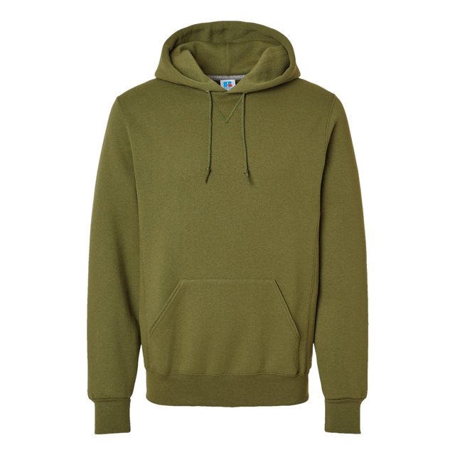 Russell Athletic Dri Power Hooded Sweatshirt, 3XL, Green Moss
