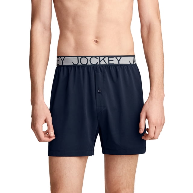 Jockey Men's Active Microfiber 4.5" Boxer