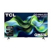 TCL 55" QM51L Series 4K UHD HDR QD-Mini LED Smart TV with Google TV – 55QM51L