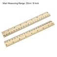 thumbnail image 2 of Unique Bargains Règle Droite en Bois, 20cm, Bois, 6 Unités, 2 of 4