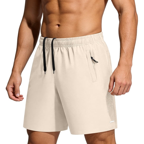 cfhntfmh Men's Athletic Running Shorts Gym Workout Shorts Quick Dry Lightweight Sports Basketball Exercise Tennis Shorts