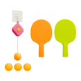 thumbnail image 1 of koolsoo Tennis de Table Suspendu Exerciseur de Coordination Oeil-Main avec Balles Ensemble d'Entraînement Auto Rose, 1 of 9