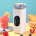 thumbnail image 2 of Juicer Cup, Multifunctional Portable Juicer Cup with Digital Display, Fruit Mixers Juicers Electric Juicer, Shakes and Smoothies, 4-Speed for Crushing Ice, Wireless Portable Blender Rechargeable, 2 of 7