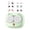 Green, variant on Bunblic Automatic Lens Case Cute Cleaner Box for Travel Outdoor Sports Daily Green