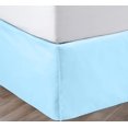 thumbnail image 1 of SGI Bedding 18 Inch Pleated Bed Skirt | Microfiber Bed Skirt | Fade Resistant, Wrinkle Free, Anti-static, Decorative, Extra Storage Space, Clutter-Free | Olympic Queen, Light Blue, 1 of 6