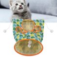 thumbnail image 4 of Cat Tunnel Toy Ring Paper Cat Tunnel Ring Paper Pet Tunnel Cat Tunnel Cat Tunnel Toy Collapsible 3 Layers Paper Ring Pet Tunnel With Plush Ball And Folding Plush Mouse For Pets, 4 of 8
