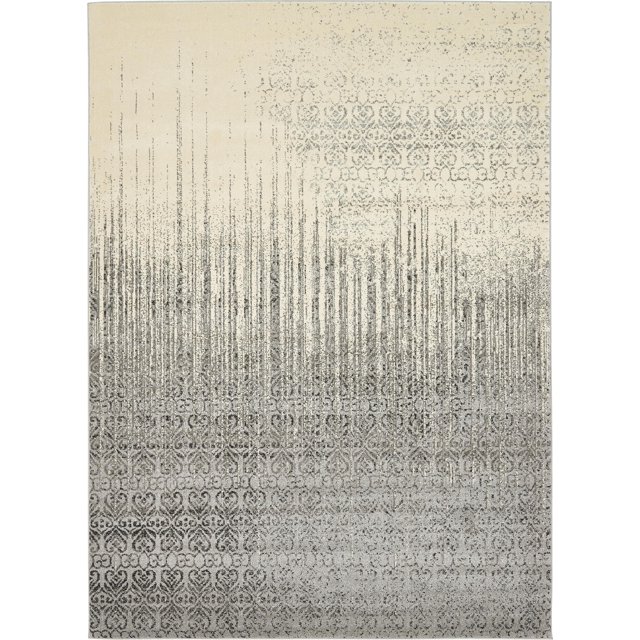 Unique Loom Del Mar Collection Tapis de Transition Contemporain, 8' x 11', Gris/ivoire