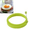 thumbnail image 1 of Agiferg Silicone Round Egg Rings Pancake Mold Ring W Handles Nonstick Fried Frying, 1 of 2