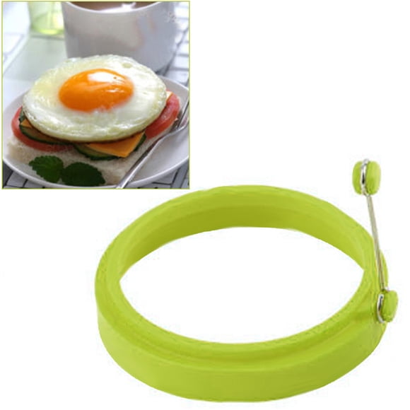 Agiferg Silicone Round Egg Rings Pancake Mold Ring W Handles Nonstick Fried Frying