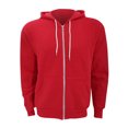thumbnail image 1 of Canvas Unixex Zip-up Polycotton Fleece Hooded Sweatshirt / Hoodie, 1 of 2