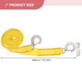 thumbnail image 2 of MIANGASTORE Car Towing Rope Thicken Towing Strap Truck Pulling Rope Recovery Rope Truck Tow Strap with Hook, 2 of 8