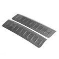 thumbnail image 2 of 2pcs Rear Interior Bumper Sill Plate Guard Cover Protector Fit for Harrier Venza XU80 2020 2021Titanium Black, 2 of 9