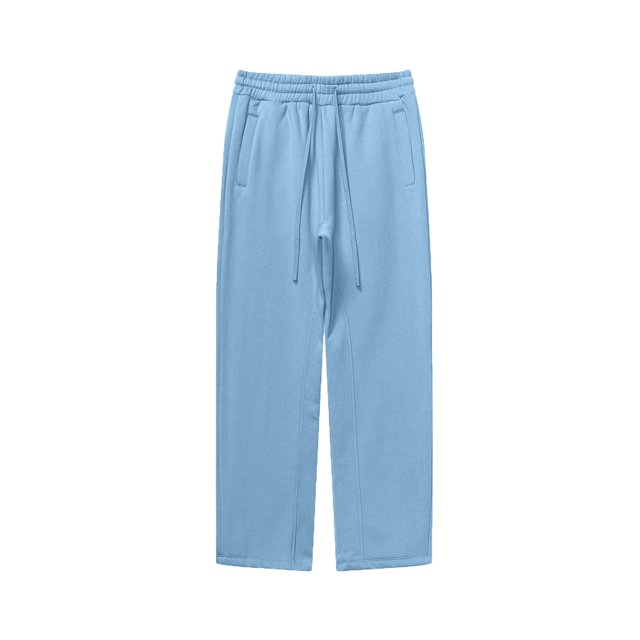 RKSTN Mens Pants Solid Color Casual Straight Leg Pants Full Length Pants Soft Comfortable Workout Pants