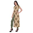 thumbnail image 2 of Moomaya Kurta à Manches Courtes Tunique d'Été Imprimée Kurtis à Fente avant pour Femmes, 2 of 5