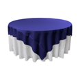 thumbnail image 1 of LA Linen TCpop72x72-RoyalP50 Nappe Carrée en Popeline de Polyester Royale - 72 x 72 Po., 1 of 1