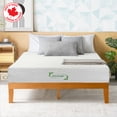 thumbnail image 1 of ViscoLogic Bed Memory Foam 10 inch Twin Mattress Made in Canada For Kids, Adults, Cool Gel infused Medium Firm & Pressure Relief Sleep, CertiPUR-US®, 1 of 7