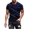 thumbnail image 1 of Cameland Nouveau T-Shirt pour Homme à la Mode Impression 3D Faisceau de Ciel Non Localisé Manches Courtes Col Rond T-Shirt Haut de Sport Décontracté Blouses, 1 of 5