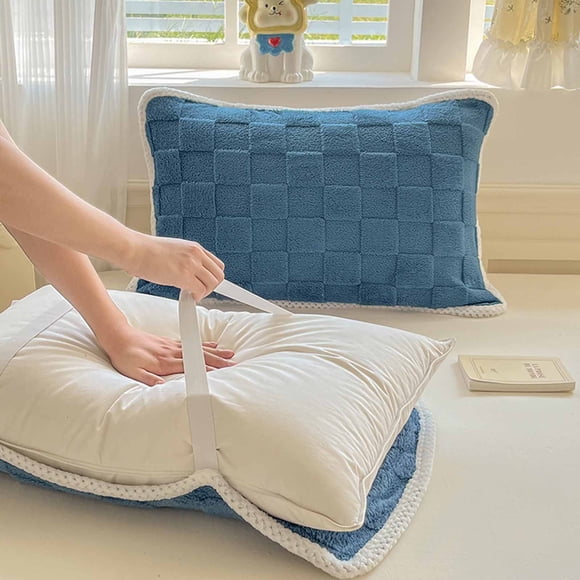 Yhmxh Room Decor-Couch Cover Bedding Comforter Sets Thickened Taffeta Pillow Towel Pillow Isolation Cover Warm Pillow Towel Thickened Pillowcase The Pillowcase