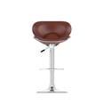 thumbnail image 3 of Marcus Curved Form Fitting Upholstered  Adjustable Barstools - Set of 2, 3 of 7