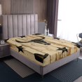 thumbnail image 3 of Erosebridal Tribal Aztec Sheet Set King, Cow Skeleton Bedding Sets King Size, Western Rustic Decor 4pcs, 3 of 6