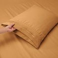 thumbnail image 3 of Nestl Split King Sheet Set, 1800 Series Microfiber Deep Pocket 4 Piece Bed Sheet Set, 3 of 9